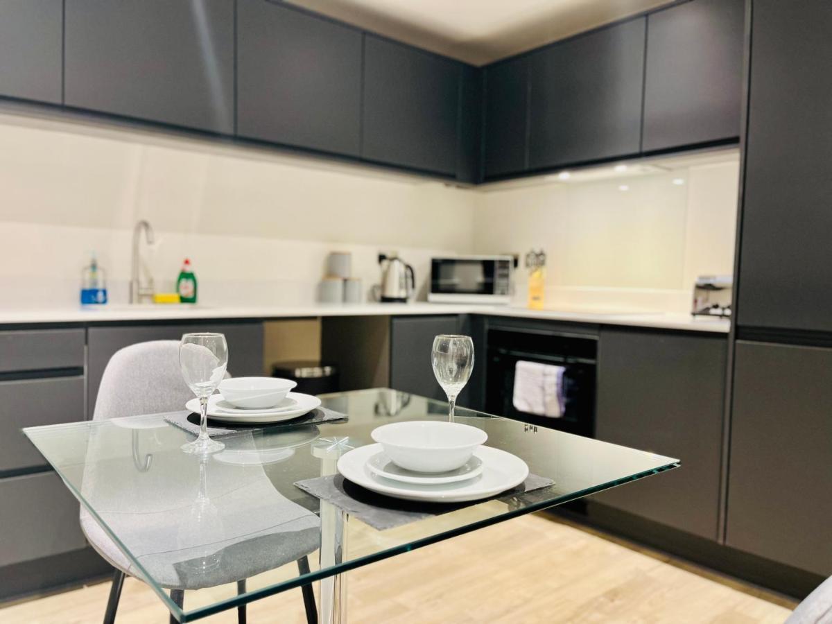 Brand New Modern 1 Bed Apartment Near Old Trafford Stadium Manchester Esterno foto