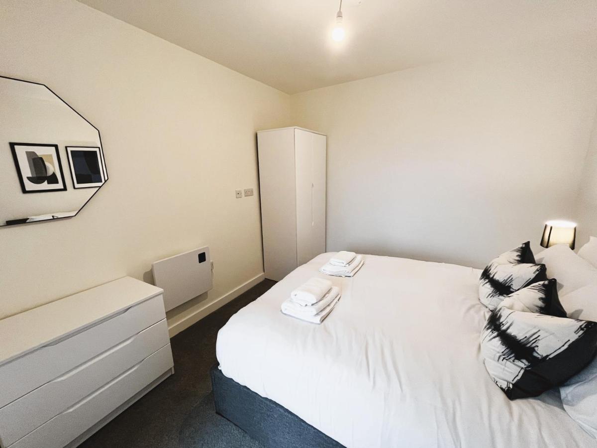 Brand New Modern 1 Bed Apartment Near Old Trafford Stadium Manchester Esterno foto
